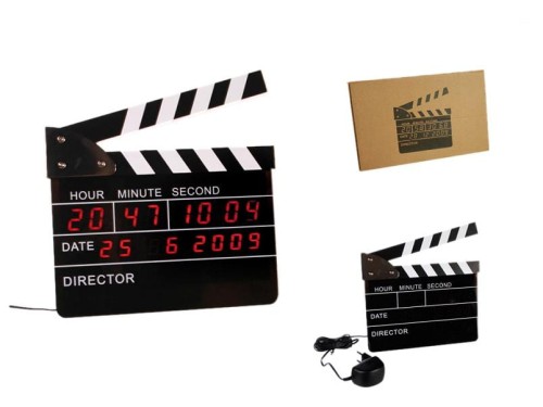 ZEGAR KLAPS FILMOWY REŻYSERA KINOMANA ELEKTRONICZNY