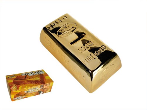 SKARBONKA SZTABA ZŁOTA SZTABKA CERAMICZNA ZŁOTO 1