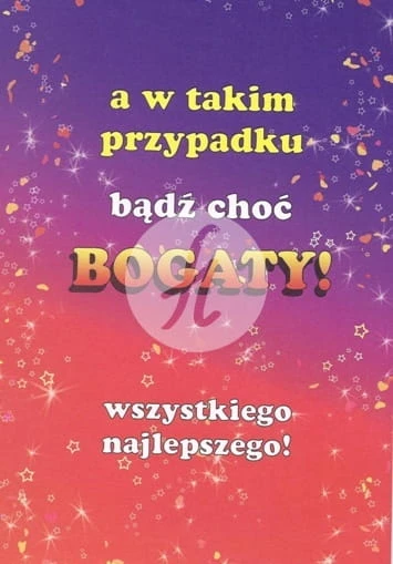 KARNET KARTKA POCZTÓWKA Z KOPERTĄ URODZINY URODZINOWA 2