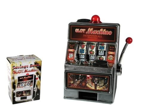 SKARBONKA JEDNORĘKI BANDYTA AUTOMAT MASZYNA KASYNO