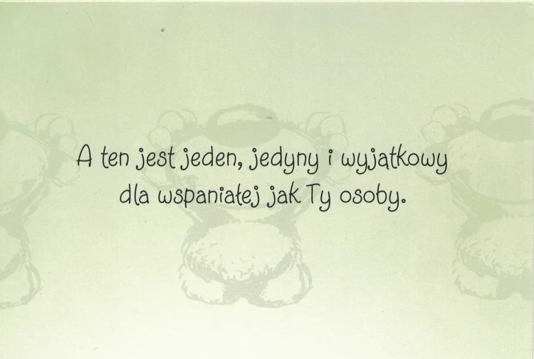 Karnet Jean Marc T11 Miś Pocztówka Prezent 2