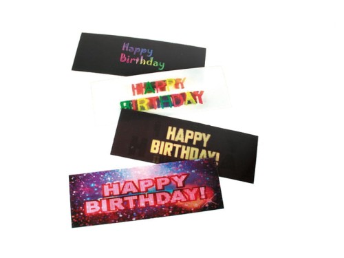 ZAKŁADKA DO KSIĄŻKI Z OBRAZKIEM 3D HAPPY BIRTHDAY 2