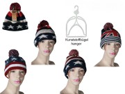 CZAPKA Z POMPONEM DAMSKA WIELKA BRYTANIA UK USA 2