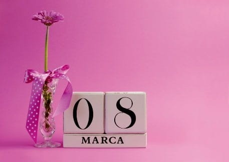 Karnet na dzień kobiet z kopertą Pocztówka 8 Marca 1