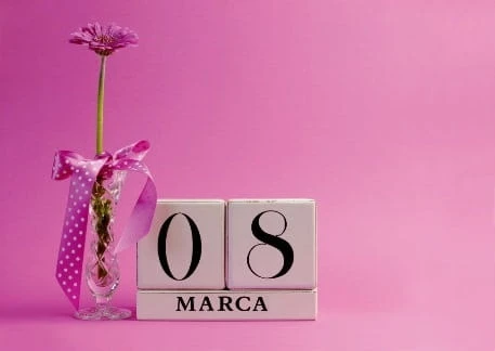 Karnet na dzień kobiet z kopertą Pocztówka 8 Marca 1