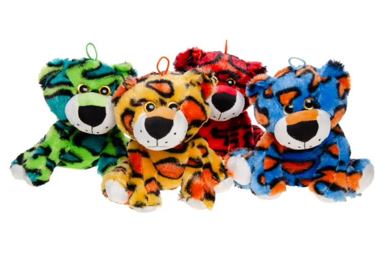 Maskotka tygrysek pluszowy kolorowy - miękki pluszak dla dzieci 20 cm  (1).jpg