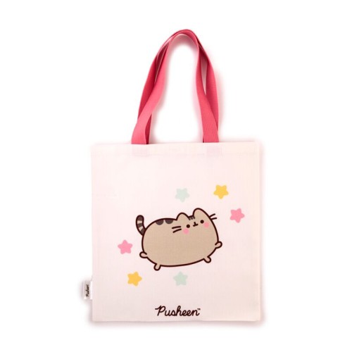 Torba Pusheen na ramię shopper - ekologiczna torba na zakupy z kotem  (1).jpg