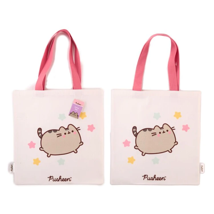 Torba Pusheen na ramię shopper - ekologiczna torba na zakupy z kotem  (3).jpg