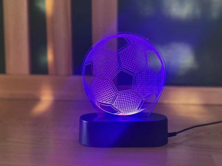 Piłka nożna 3D Lampka LED niebieski ciemny.jpeg