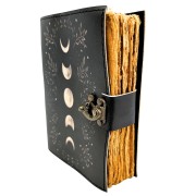 Notes Skórzany Retro Fazy Księżyca - Skóra Kozia - 200 stron  (4).jpg