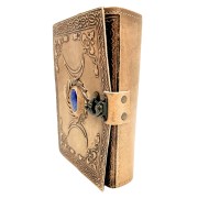 Notes Skórzany Triple Moon z Kamieniem - Fazy Księżyca - 200 stron  (7).jpg