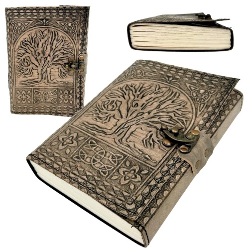 Notes Skórzany Drzewo Życia - Notatnik Retro - Skóra Bawola - 200 stron  (1).jpg