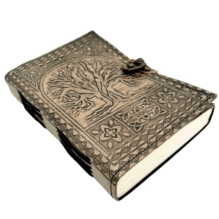 Notes Skórzany Drzewo Życia - Notatnik Retro - Skóra Bawola - 200 stron  (5).jpg