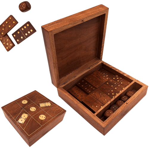 Zestaw Domino i Kości w Drewnianym Pudełku - Styl Vintage - Prezent  (1).png