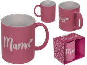 Kubek dla Mamy na prezent - różowy kubek z napisem Mama 320ml  (1).webp