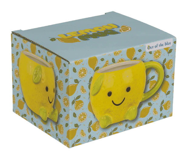 Kubek Cytrynka Kawaii 3D - uroczy żółty kubek na prezent 385ml  (2).webp