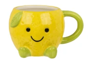 Kubek Cytrynka Kawaii 3D - uroczy żółty kubek na prezent 385ml  (3).webp