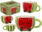 Kubek Arbuz Kawaii 3D - uroczy kubek owoc na prezent 370ml  (1).webp