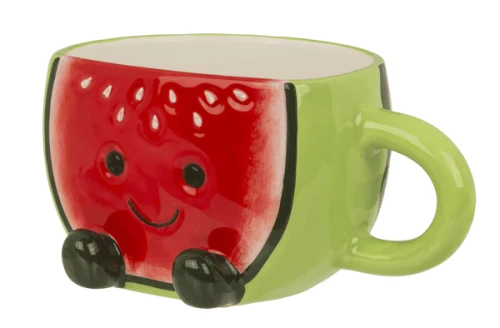 Kubek Arbuz Kawaii 3D - uroczy kubek owoc na prezent 370ml  (4).webp