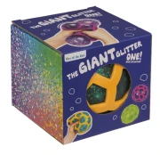 Gigantyczny gniotek brokatowy w siatce - duża piłka antystresowa XXL  (2).webp