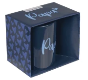 Kubek Papa na Dzień Ojca - elegancki prezent dla taty kamionka 320ml  (1).webp