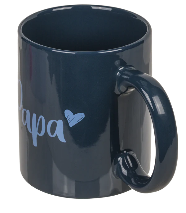 Kubek Papa na Dzień Ojca - elegancki prezent dla taty kamionka 320ml  (4).webp