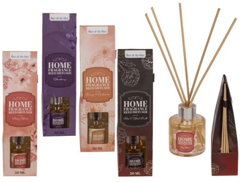 Dyfuzor zapachowy z patyczkami - odświeżacz powietrza do domu 50ml  (1).webp