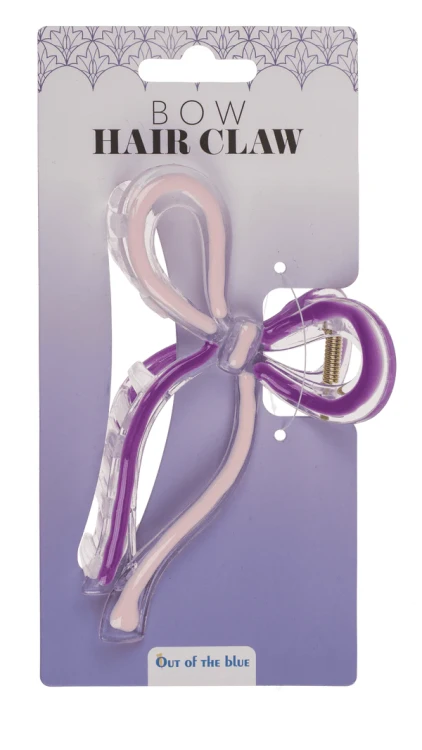 Klamra do włosów kokarda - spinka szczęka ozdobna do upięć  (1).webp