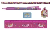 Zestaw szkolny Jednorożec przybory - komplet piśmienniczy dla dzieci  (4).webp