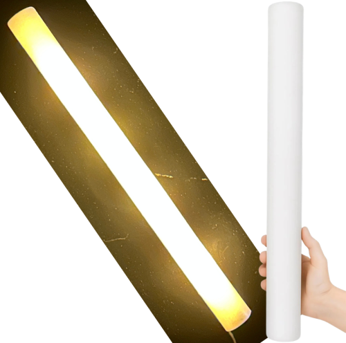 Żółta pałka LED - świecący miecz imprezowy 47cm światło stałe  (1).png