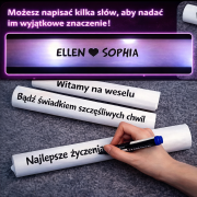 Żółta pałka LED - świecący miecz imprezowy 47cm światło stałe  (2).png