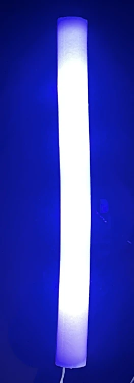 Fioletowa pałka LED - świecący miecz imprezowy 47cm światło stałe  (1).jpg