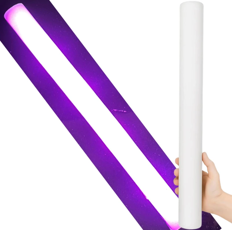 Różowa pałka LED - świecący miecz imprezowy 47cm światło stałe  (1).png