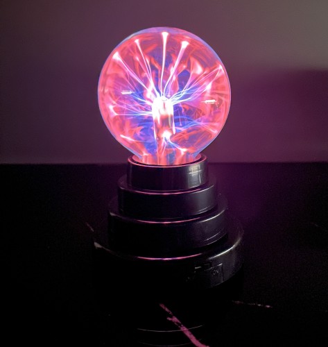 Kula plazmowa - lampka edukacyjna na USB 15cm reaguje na dotyk  (1).jpg