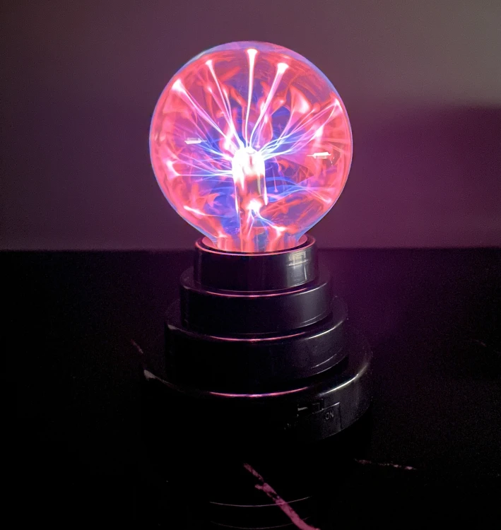 Kula plazmowa - lampka edukacyjna na USB 15cm reaguje na dotyk  (1).jpg