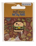 Metalowy pin fast food do plecaka i kurtki - przypinka 1 szt.  (3).webp