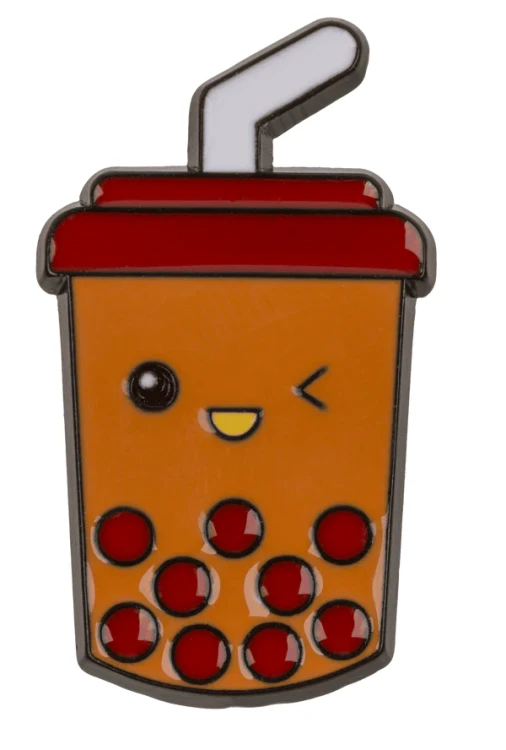 Metalowy pin fast food do plecaka i kurtki - przypinka 1 szt.  (4).webp