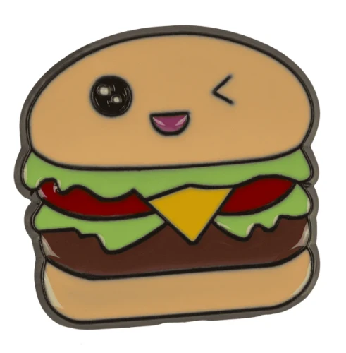 Metalowy pin fast food do plecaka i kurtki - przypinka 1 szt.  (8).webp
