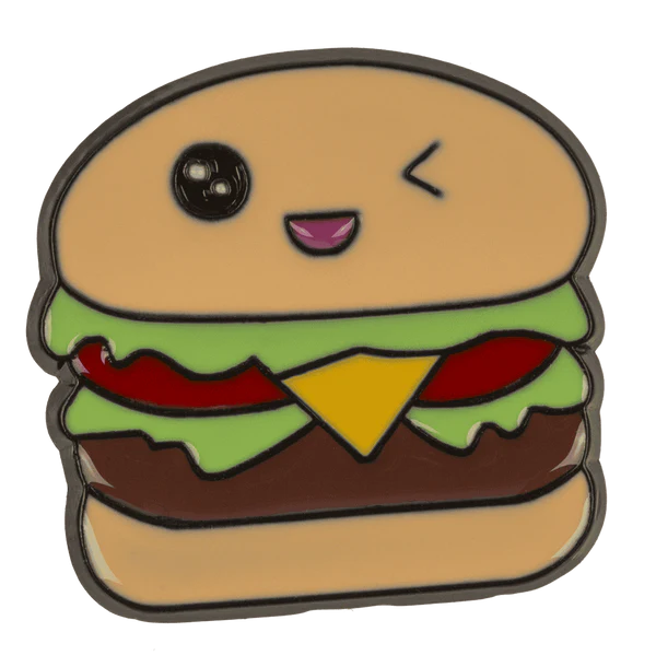 Metalowy pin fast food do plecaka i kurtki - przypinka 1 szt.  (8).webp