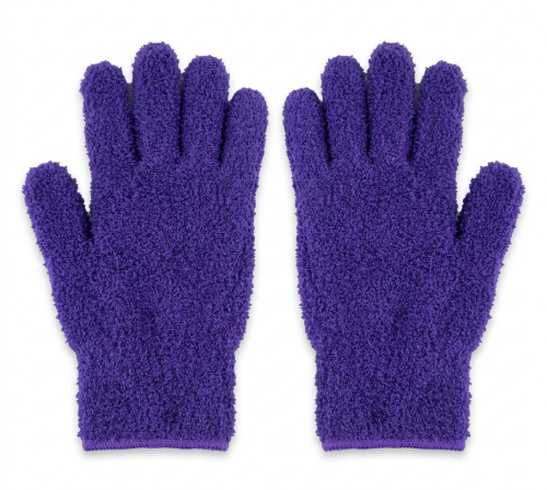 Rękawiczki z mikrofibry do kurzu i roślin - czyścik do liści 2w1  (1)