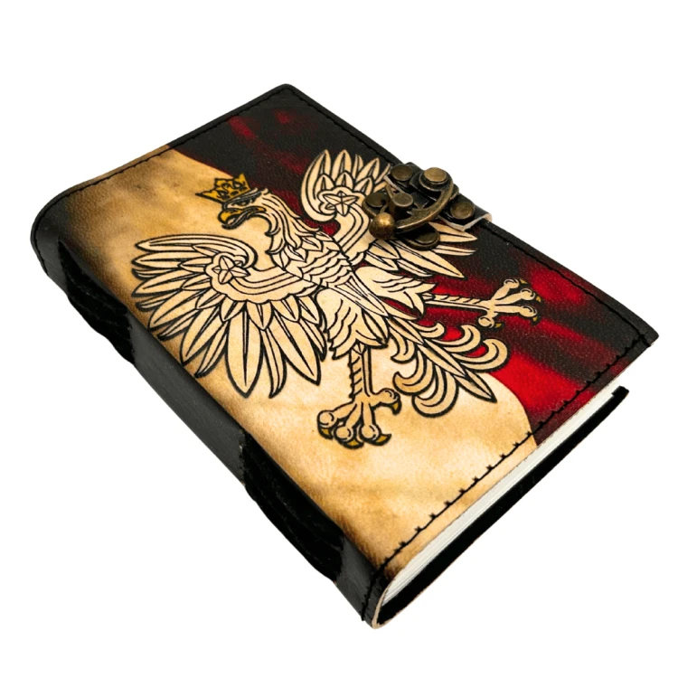 Notes skórzany z polskim orłem - patriotyczny notatnik vintage 200 stron  (5).png