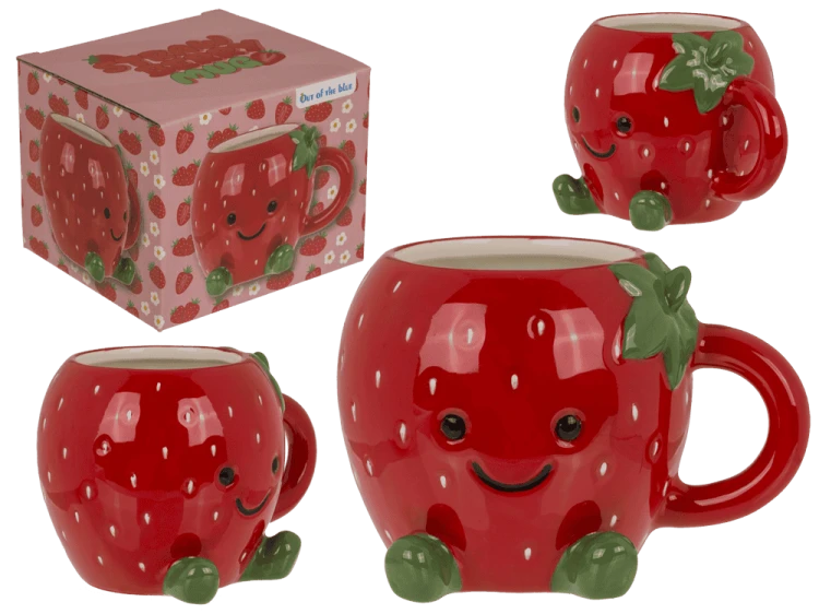 Kubek Truskawka Kawaii - uroczy kubek na prezent dla dziewczyny 410 ml  (1).png