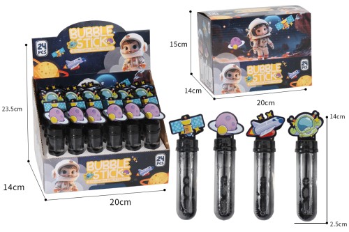 Bańki mydlane Kosmos dla dzieci - zestaw z figurką rakiety i astronauty .jpg
