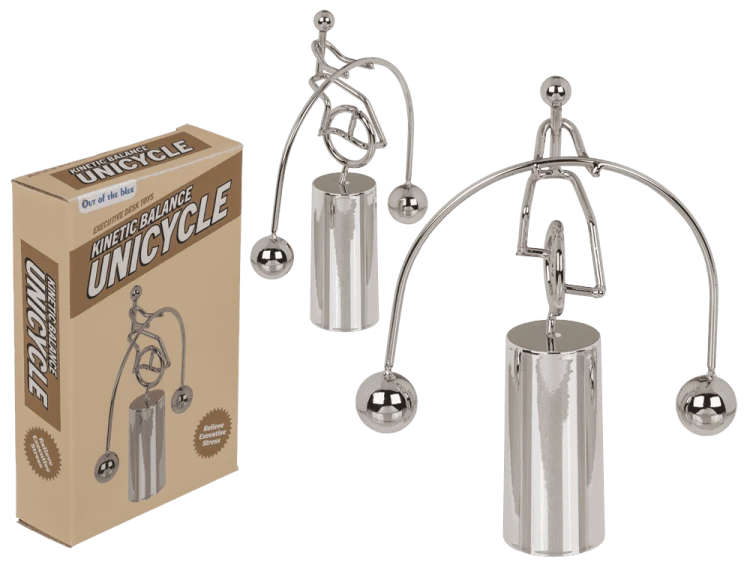 Kinetyczny monocykl figurka balansująca - ozdoba na biurko z metalu  (1).png