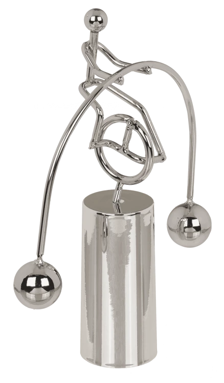 Kinetyczny monocykl figurka balansująca - ozdoba na biurko z metalu  (5).png