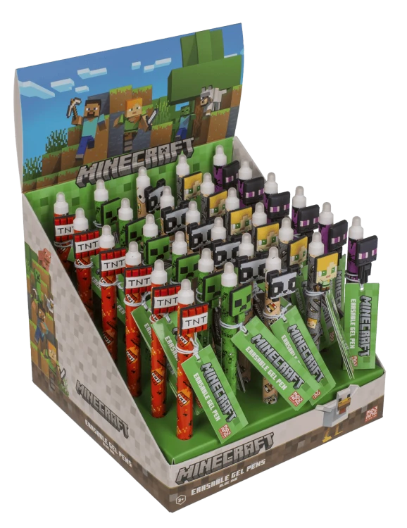 Długopis wymazywalny Minecraft - Ścieralny długopis dla fana gier  (2).png