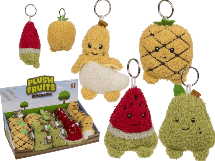 Brelok pluszowy owoc maskotka - Miękka zawieszka do kluczy i plecaka  (1).png
