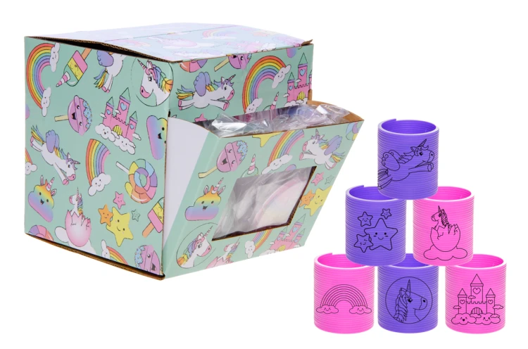 Sprężynka jednorożec mini - Magiczna zabawka sensoryczna dla dzieci .jpg