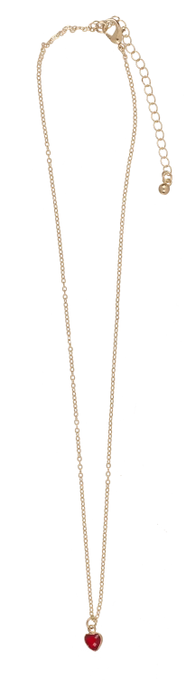 Naszyjnik serce z kryształem - Biżuteria damska na prezent  (5).png