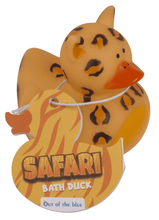 Kaczuszka do kąpieli safari - Gumowa kaczka piszcząca dla dzieci  (3).png